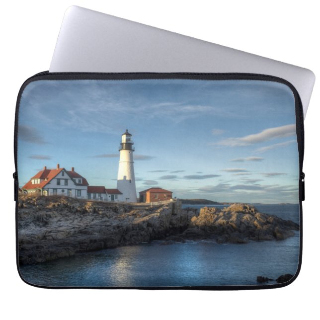 Portland Head Lighthouse Laptop Sleeve (Front)