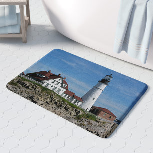 Portland Head Lighthouse Maine Bath Mat