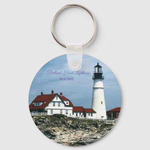 Portland Head Lighthouse - Maine Key Ring
