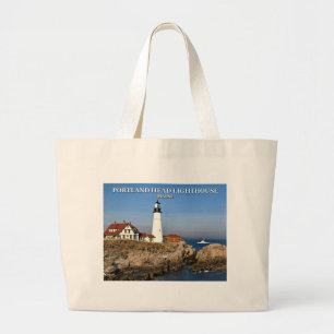 Portland Head Lighthouse, Maine Large Tote Bag