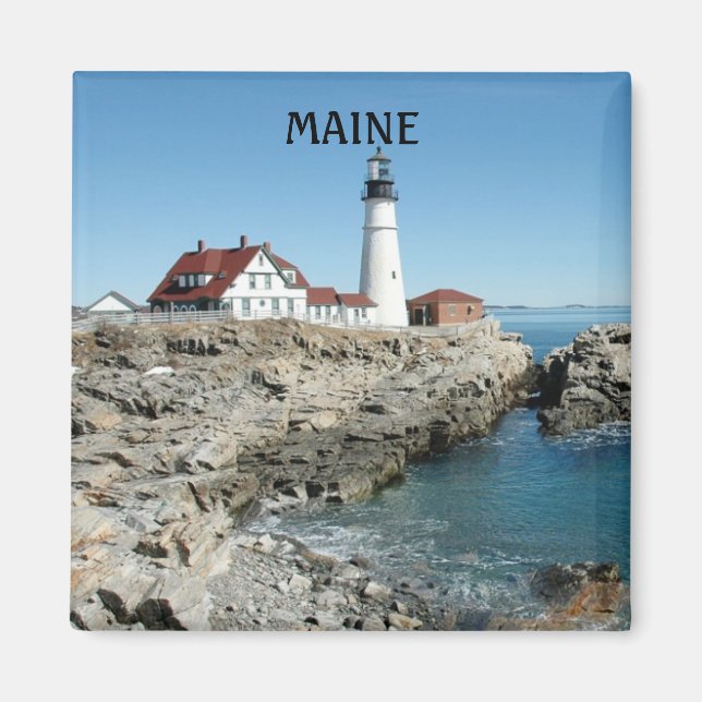 PORTLAND HEAD LIGHTHOUSE, MAINE MAGNET (Front)