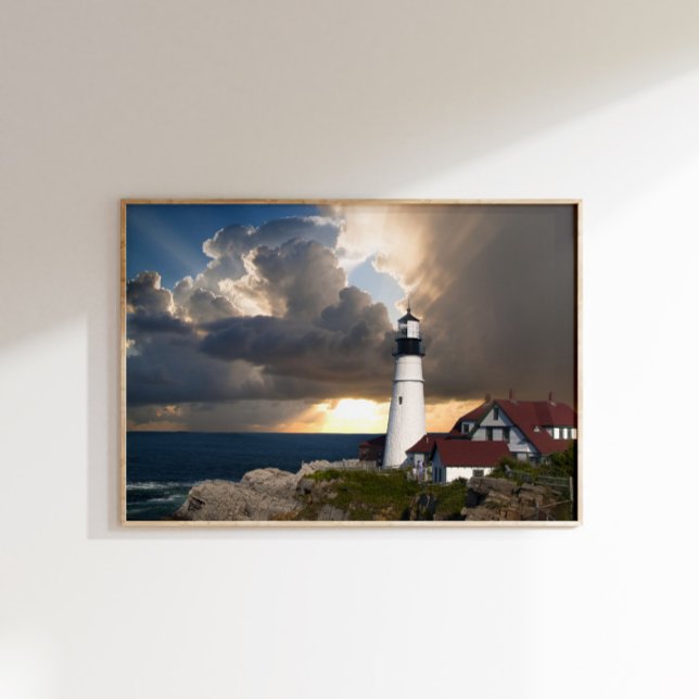 Portland Head Lighthouse Maine Photo Poster (Creator Uploaded)