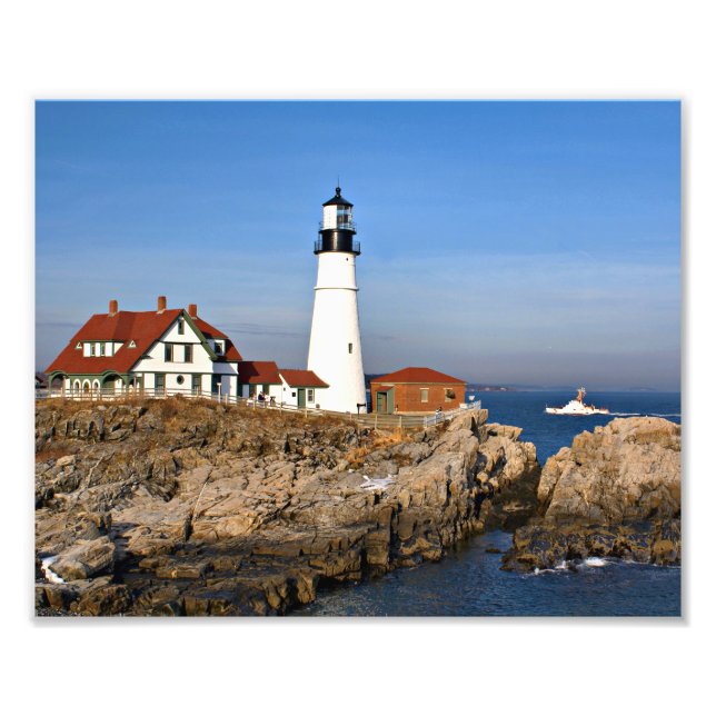Portland Head Lighthouse, Maine Photo Print (Front)