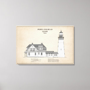 Portland Head Lighthouse - Maine - SBD Canvas Print
