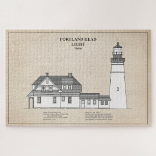 Portland Head Lighthouse - Maine - SBD Jigsaw Puzzle