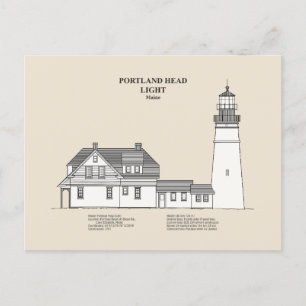 Portland Head Lighthouse - Maine - SBD Postcard