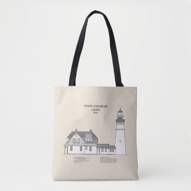 Portland Head Lighthouse - Maine - SBD Tote Bag (Front)