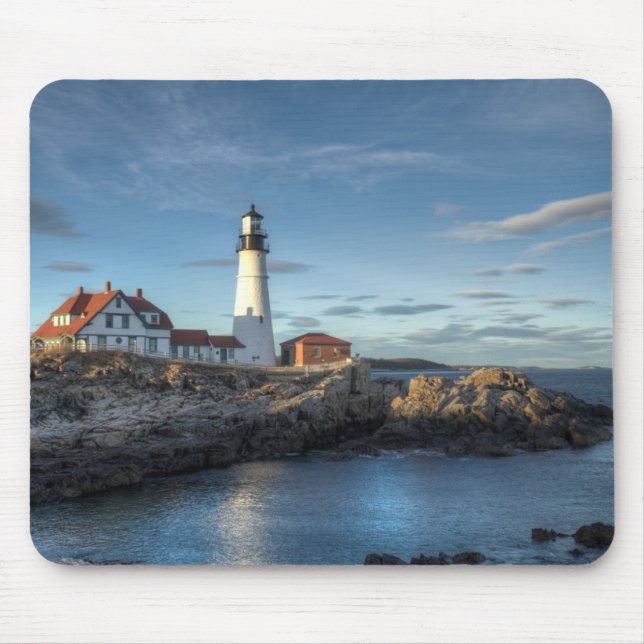 Portland Head Lighthouse Mouse Mat (Front)