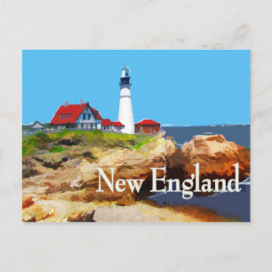 Portland Head Lighthouse New England Postcard