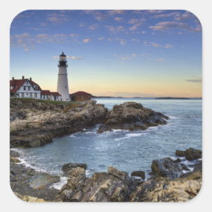 Portland Head Lighthouse Square Sticker