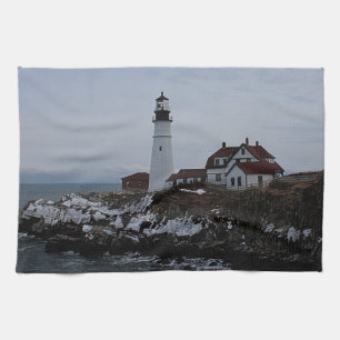 Portland Head Lighthouse Tea Towel