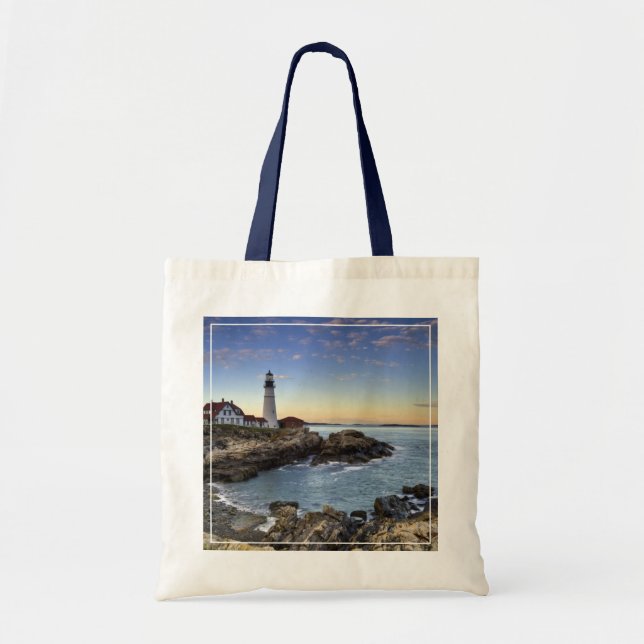 Portland Head Lighthouse Tote Bag (Front)