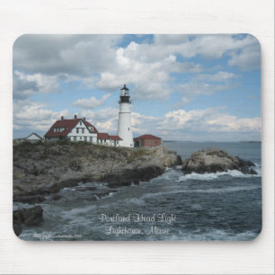Portland Headlight Lighthouse Mousepad