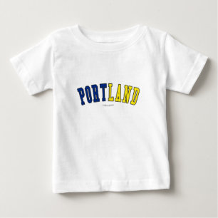 Portland in Oregon state flag colours Baby T-Shirt