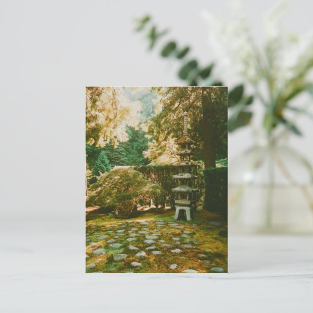 Portland Japanese Garden Postcard (Standing Front)