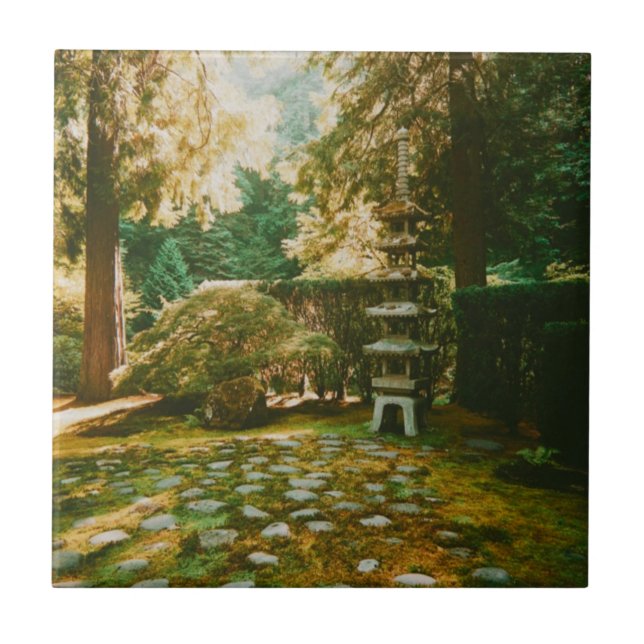 Portland Japanese Garden Tile (Front)