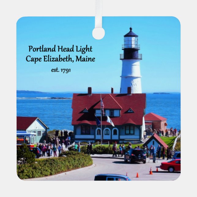 Portland Light Aluminium Ornament (Front)