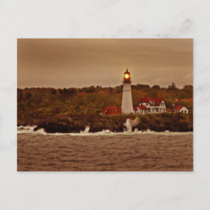 Portland lighthouse postcard