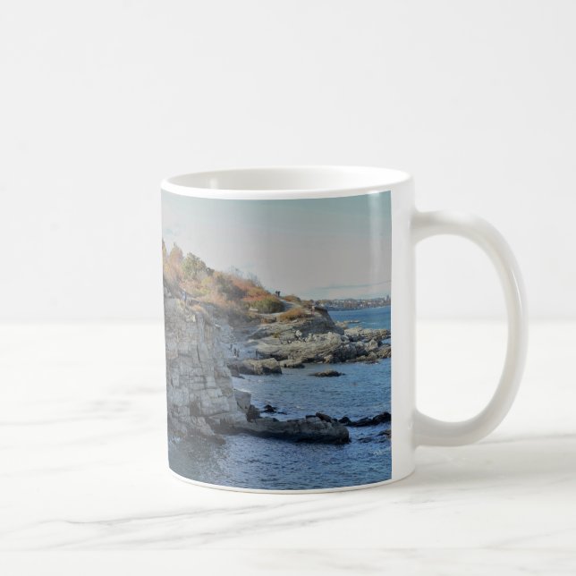 Portland Maine Cliffs Coffee Mug (Right)