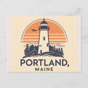 Portland, Maine   Lighthouse Postcard