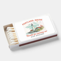 Portland Maine Lighthouse Wedding Favor Custom