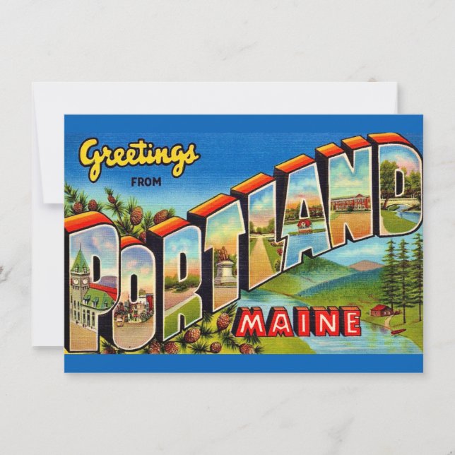 Portland Maine Moving Announcement (Front)