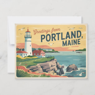 Portland Maine Postcard