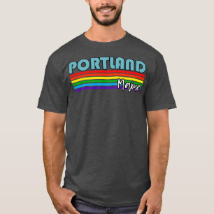 Portland Maine Pride  Portland LGBT Gift LGBTQ Sup T-Shirt