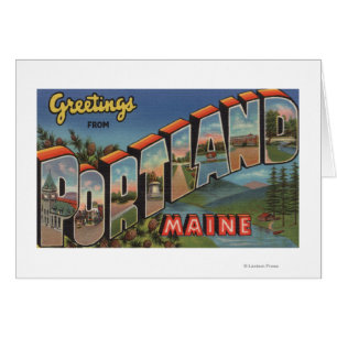 Portland, Maine (River Scene)
