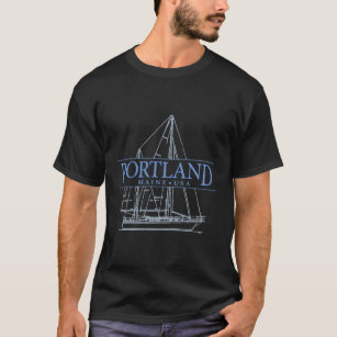 Portland Maine Sailing T-Shirt