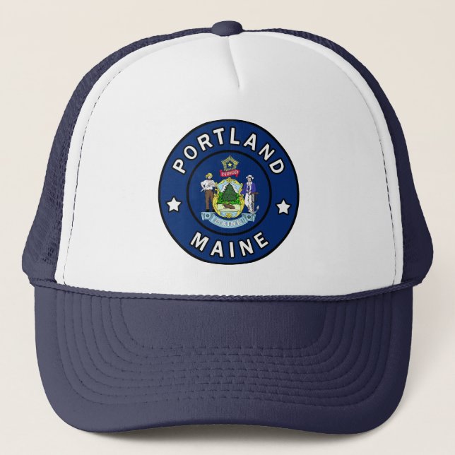 Portland Maine Trucker Hat (Front)