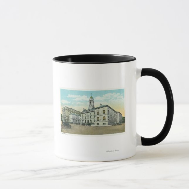 Portland, MaineExterior View of City Hall Mug (Right)