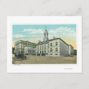 Portland, MaineExterior View of City Hall Postcard
