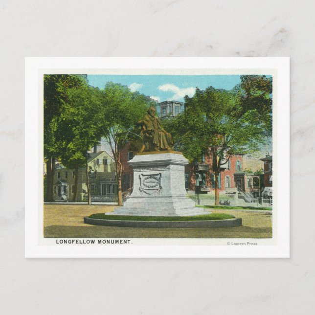 Portland, MaineOverhead View of Portland Postcard (Front)