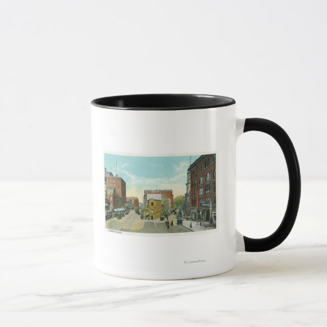 Portland, MaineScenic View of Congress Square Mug (Right)