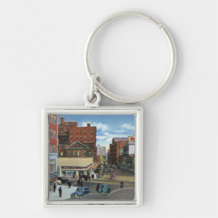 Portland, MaineView of Congress Square Key Ring