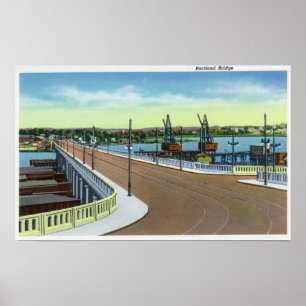 Portland, MaineView of the Portland Bridge Poster