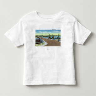 Portland, MaineView of the Portland Bridge Toddler T-Shirt
