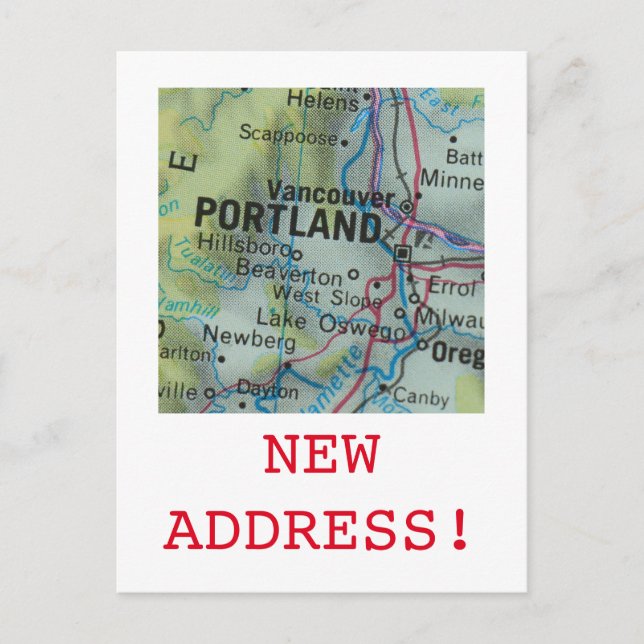 Portland New Address announcement (Front)