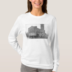 Portland, OR Fire Station View and Tower T-Shirt