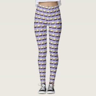 Portland OR Oregon Marionberry Berry Pie Slice Leggings