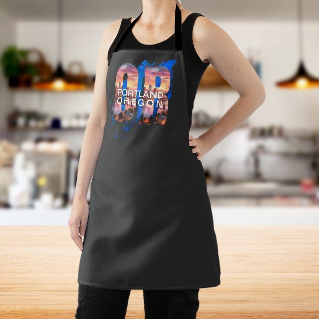 Portland Oregon All-Over Print Apron (Creator Uploaded)