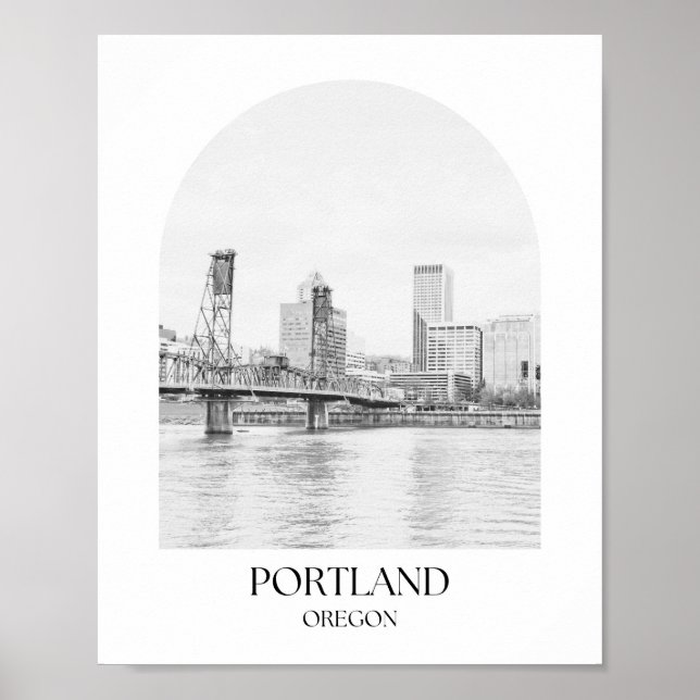Portland Oregon Arch Photo Print (Front)