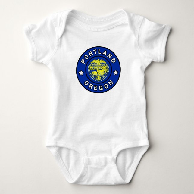 Portland Oregon Baby Bodysuit (Front)