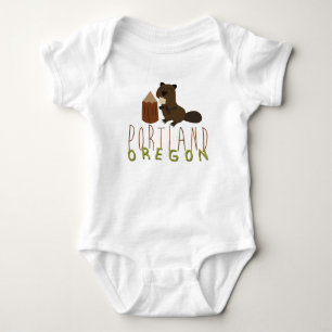 Portland Oregon Baby Bodysuit