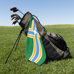 Portland (Oregon) city flag Golf Towel
