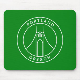 Portland Oregon Design Mouse Mat