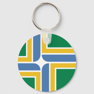 Portland, Oregon Flag Key Ring