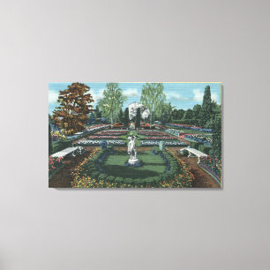 Portland, Oregon - Formal Italian Court Canvas Print