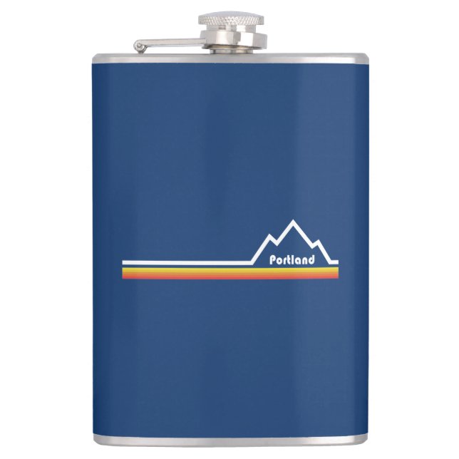 Portland, Oregon Hip Flask (Front)